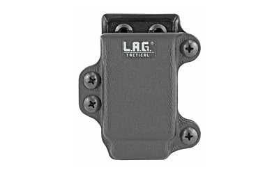 L.A.G. Tactical Kydex Single Pistol Magazine Carrier, All Single Stack .45 ACP Mags, Black
