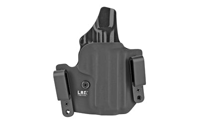 L.A.G. Tactical Defender Combo Holster, S&W Shield 380 EZ, Kydex, RH, Black 4062