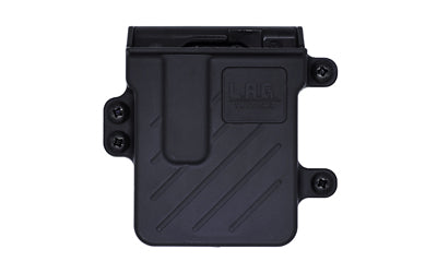 L.A.G. Tactical MCS Pro Nylon Single Rifle Magazine Carrier, Fits AR-15 Mags, Belt Clip, Black