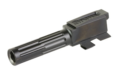 LanTac 9INE Fluted 416R Stainless Barrel for Glock 43/43x, Black Nitride Finish