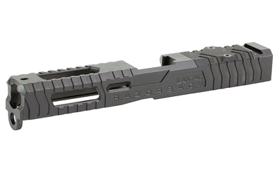 LanTac Razorback Stripped Slide, Glock 17 Gen 1-3, RMR Optic Cut with Plate, DLC Finish Black