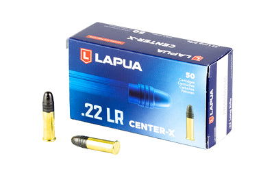 Lapua Center-X .22 Long Rifle 40 grain Lead Round Nose ammunition