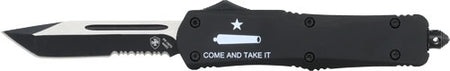 Templar Large OTF Come & Take It AR 3.5" Black Tanto Knife