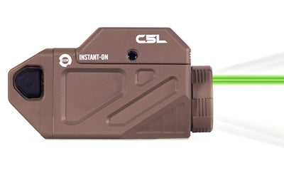 Viridian C5L 650 Lumen Tactical Flashlight with Green Laser, Universal Firearm Rail Mount, FDE 930-0055