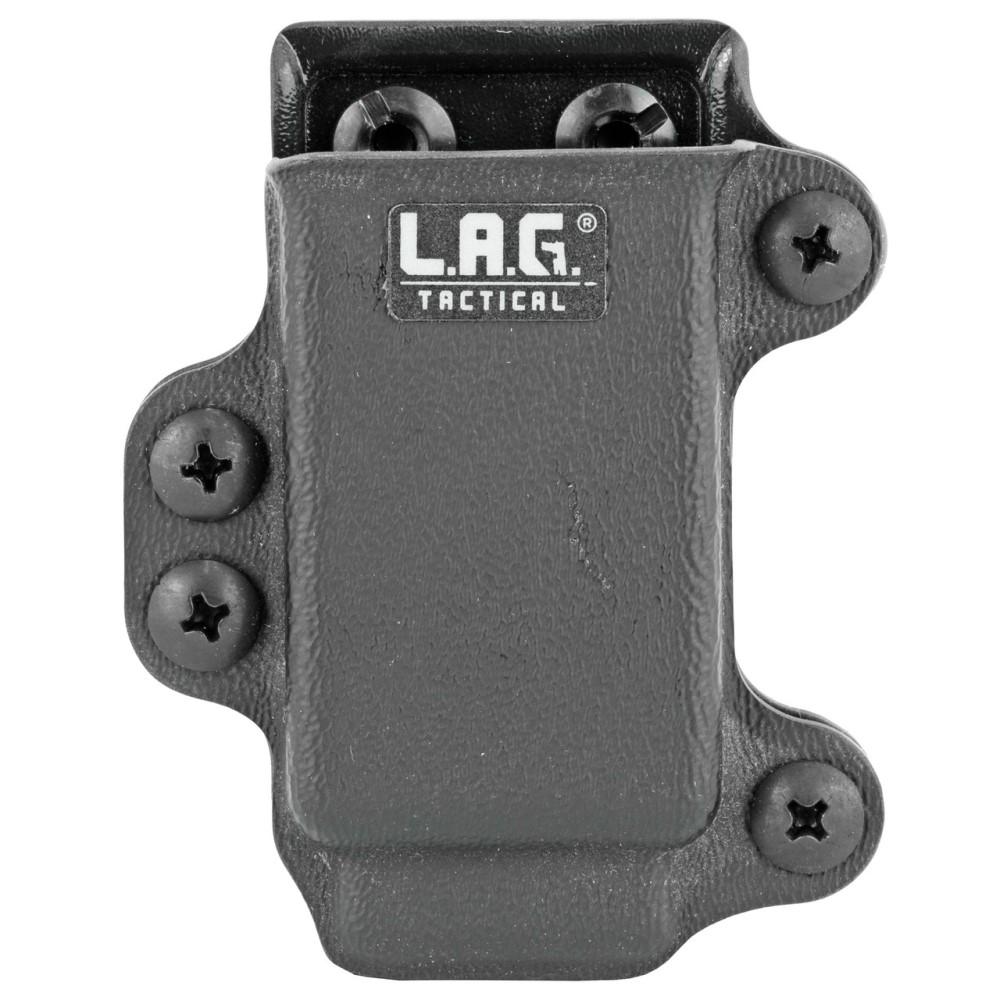 L.A.G. Tactical Lightweight Kydex Single Pistol Mag Carrier for Single Stack 9mm/.40 Slim Magazines