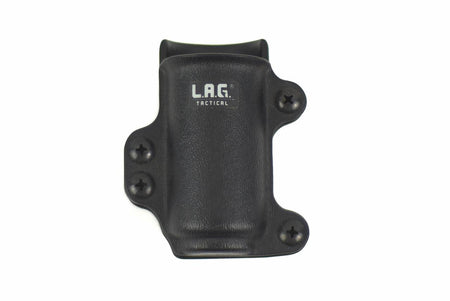 LAG Tactical MCS Flashlight Pouch 1.3" with 1.5" Belt Clip Black