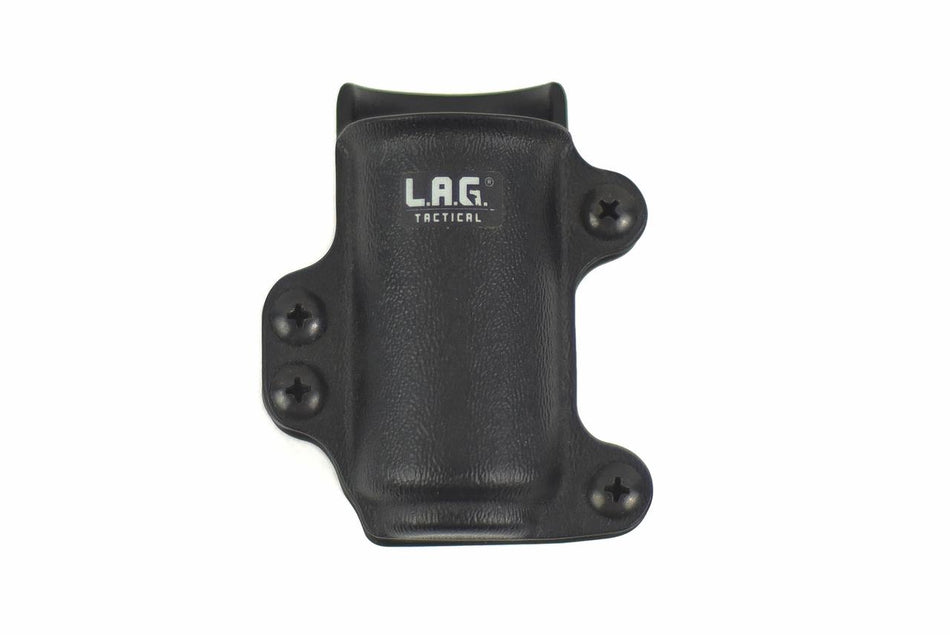 LAG Tactical MCS Flashlight Pouch 1.3" with 1.5" Belt Clip Black