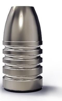 Lee Round Flat Nose Rifle Mould Double Cavity with Handles .515" 500gr