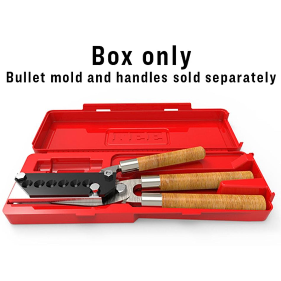 Lee 6 or 18 Cavity Bullet Mold Hinged Storage Box with Handle