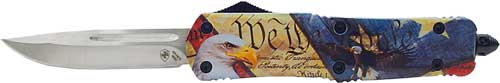 Templar Large OTF Eagle 3.5" Silver Drop Point Finish Knife