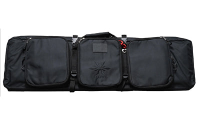 Legend Chimera Tactical 2-Rifle Case with Padded Divider and Pistol Holster, Black CMA400-BK