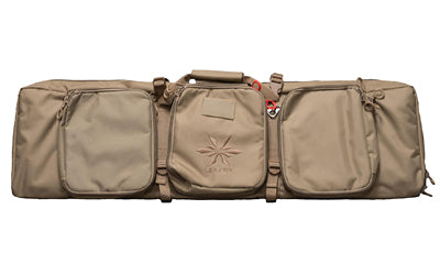 Legend Chimera Tactical 2-Rifle Case with Padded Divider and Pistol Holster, Dark Earth CMA400-DE