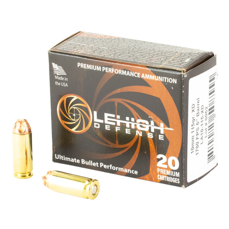 Lehigh Defense Xtreme Defense Fluid Transfer Monolithic 115 Grain 10mm Auto 1700 fps