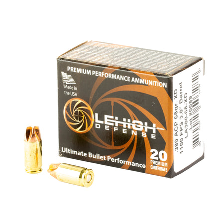 Lehigh Defense Xtreme Defense Fluid Transfer Monolithic 68 Grain .380 ACP/Auto 1100 fps