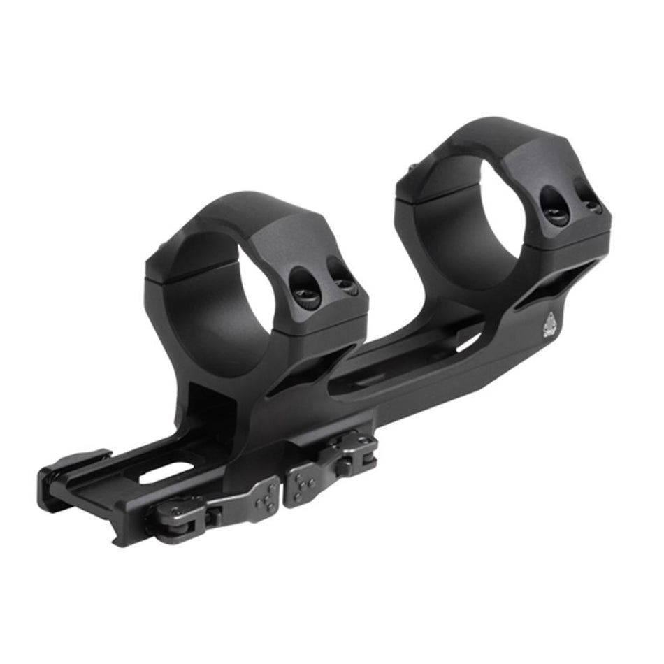 UTG ACCU-SYNC QD Cantilever Optic Mount 34mm X-High 70mm Offset Black