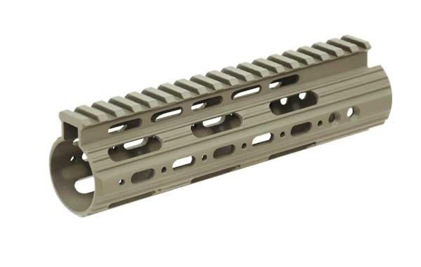 UTG Pro AR-15 Super Slim 7" Free Float Handguard - FDE Cerakote Finish