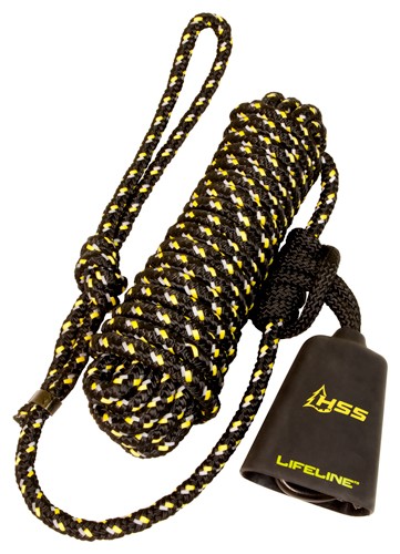HSS Single Carabiner 30-Foot Reflective Tree Stand Lifeline