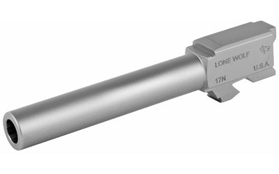 Lone Wolf Distributors LWD-17N AlphaWolf 9mm Pistol Barrel, 4.49", Matte Stainless Steel, Glock 17 Compatible