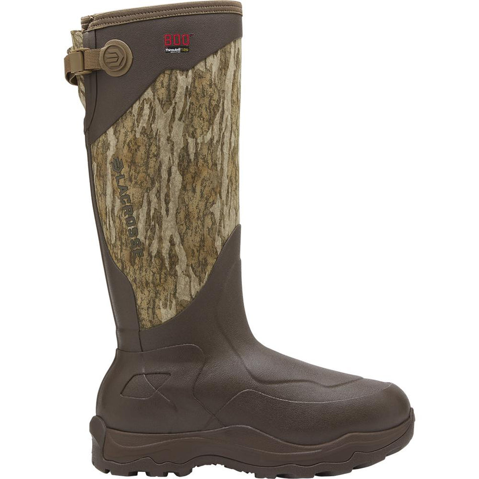 LaCrosse Alpha Agility 17" Neoprene Hunting Boots 800 Gram Mossy Oak Bottomland Size 10