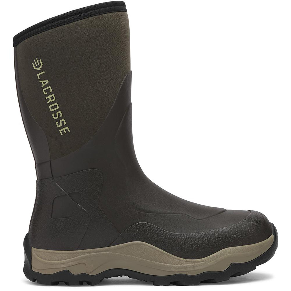 LaCrosse Alpha Agility Neoprene 12" Farm Boot Brown Size 13