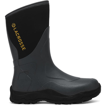 LaCrosse Alpha Agility All-Season 12'' Pull-On Boot Black/Gray Size 12