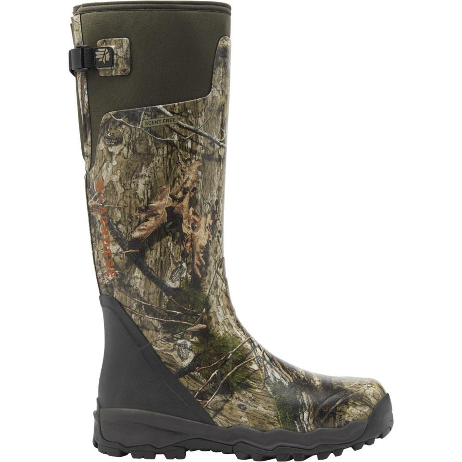 LaCrosse Alphaburly Pro 18" Neoprene Rubber Boot Mossy Oak DNA Size 12