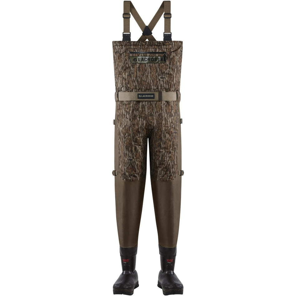 LaCrosse Alpha Swampfox 1000G Insulated Breathable Waders Mossy Oak Bottomland Size 8