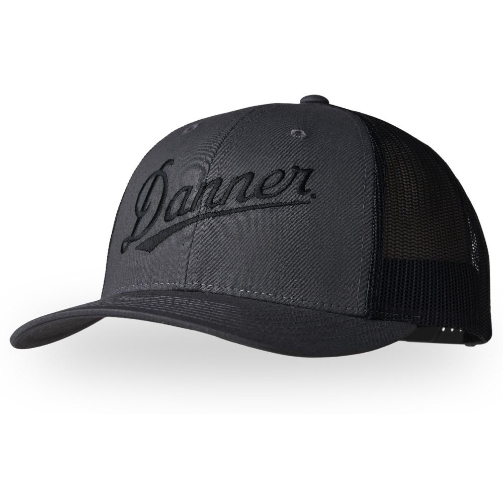 Danner Black Snapback Embroidered Trucker Hat