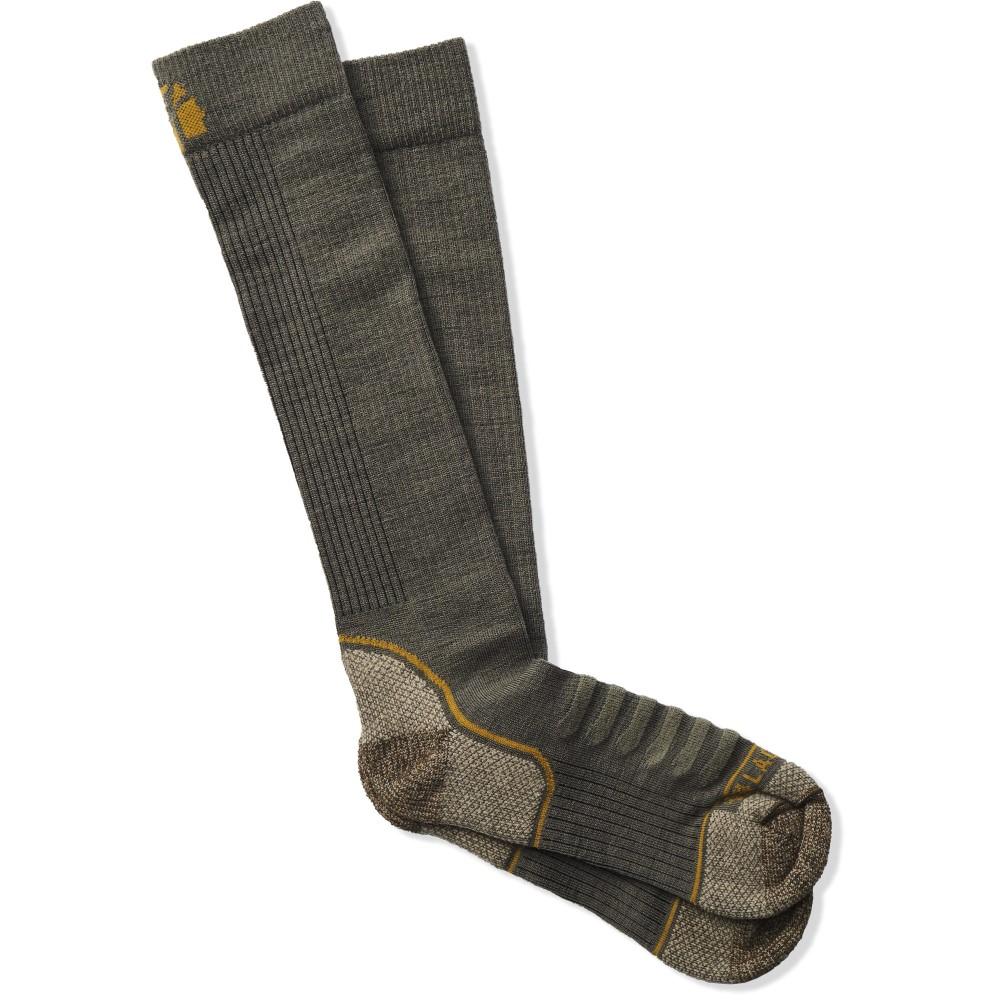 LaCrosse Lightweight Copper OTC Sock OD Green XL - Odor Reducing