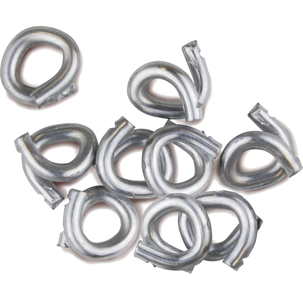 LEM Products 1/2" Hog Rings 100 Count for Meat Bags and Sausage Casings