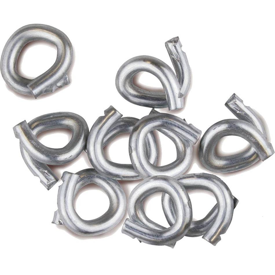 LEM Products 1/2" Hog Rings 100 Count for Meat Bags and Sausage Casings