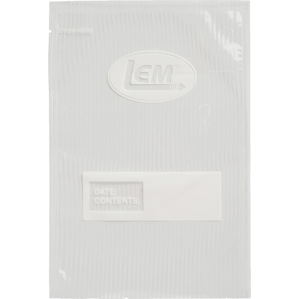 LEM Products MaxVac 100-Count Quart Vacuum Storage Bags 8"x12"
