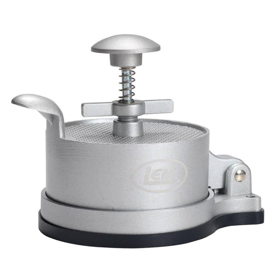 LEM Spring-Loaded Hamburger Press with Adjustable Thickness Settings