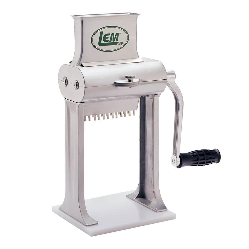 LEM Products Manual Jerky Slicer and Tenderizer 2-in-1 with Dual Roller Set