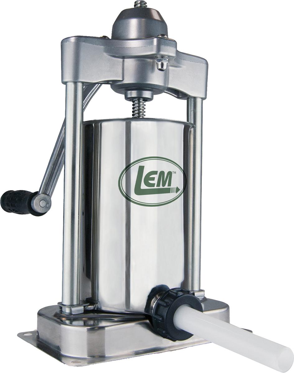 LEM Products 5lb Mighty Bite Vertical Sausage Stuffer with Hardened Steel Gears