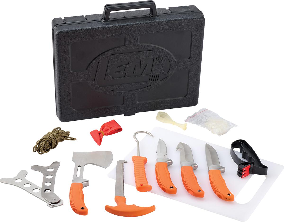LEM Products Full Tang Stainless Steel Field Dressing Knife Kit