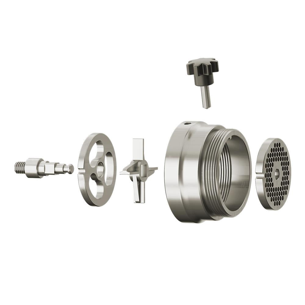 LEM Big Bite #12 Dual Grind Adapter Kit Stainless Steel