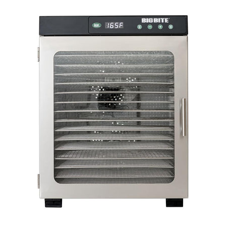 LEM BigBite 1200-Watt 16-Tray Stainless Steel Food Dehydrator