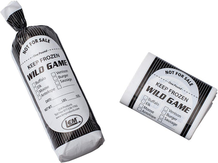 LEM 2 lb. Wild Game Meat Packing Bags - 25 ct