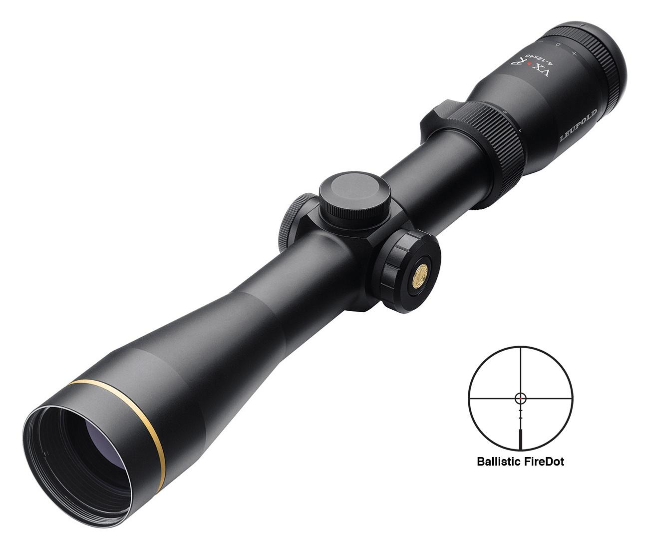 Leupold VX-R 4-12x40 Matte Ballistic FireDot Rifle Scope Blem Unit