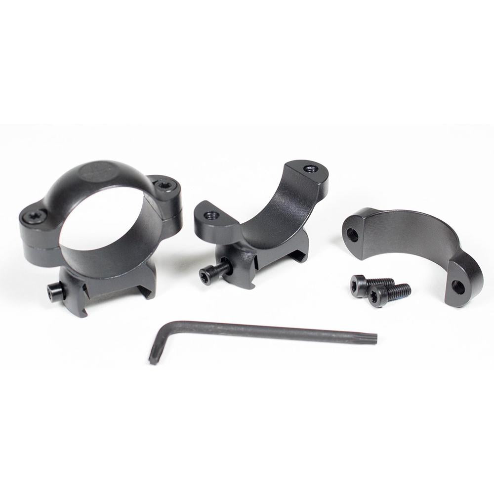 Leupold LRW 2-Piece Strike Forged Cross-Slot Scope Rings 1" High Matte