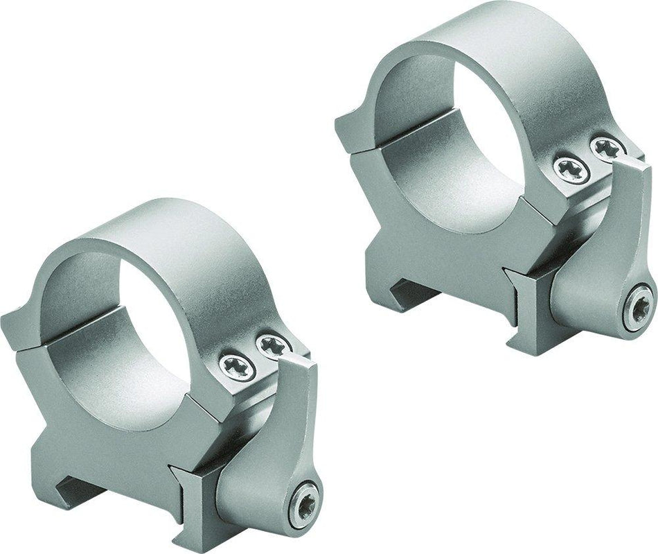 Leupold 2-Piece QRW2 Precision-Fit 1" Medium Profile Weaver Rings Silver