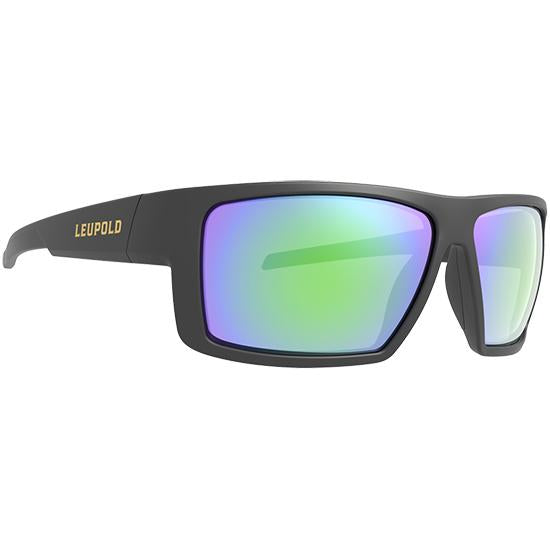 Leupold Switchback Polarized Shooting Eyewear Matte Black with Emerald Mirror Lens
