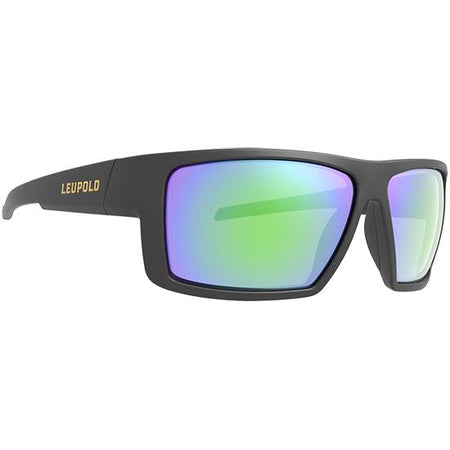 Leupold Switchback Polarized Shooting Eyewear Matte Black with Emerald Mirror Lens