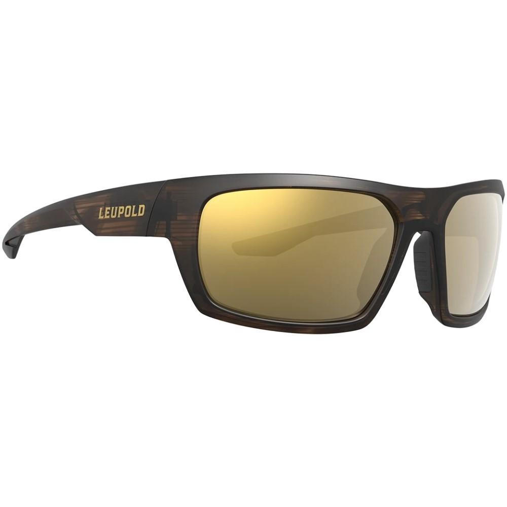 Leupold Packout Hunter Shooting Eyewear Matte Tortoise Bronze Mirror Lenses