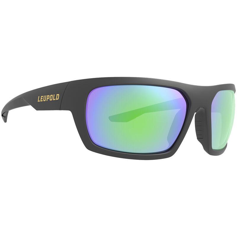 Leupold Packout Ballistic Eyewear Matte Black Frame Emerald Mirror Lens