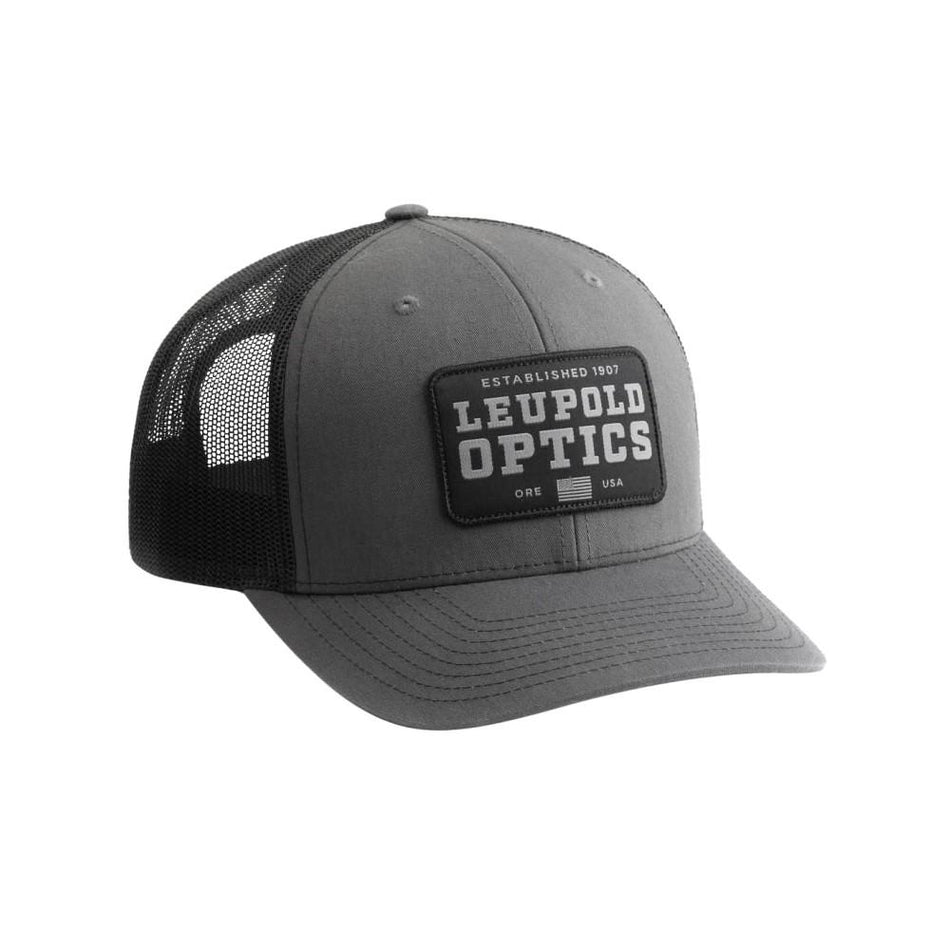 Leupold Grey/Black Established 1907 Snapback Trucker Hat