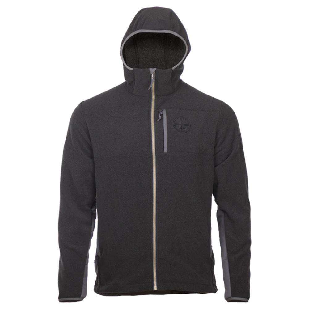 Make Ready 3XL Full Zip Hooded Fleece Jacket Iron Gray