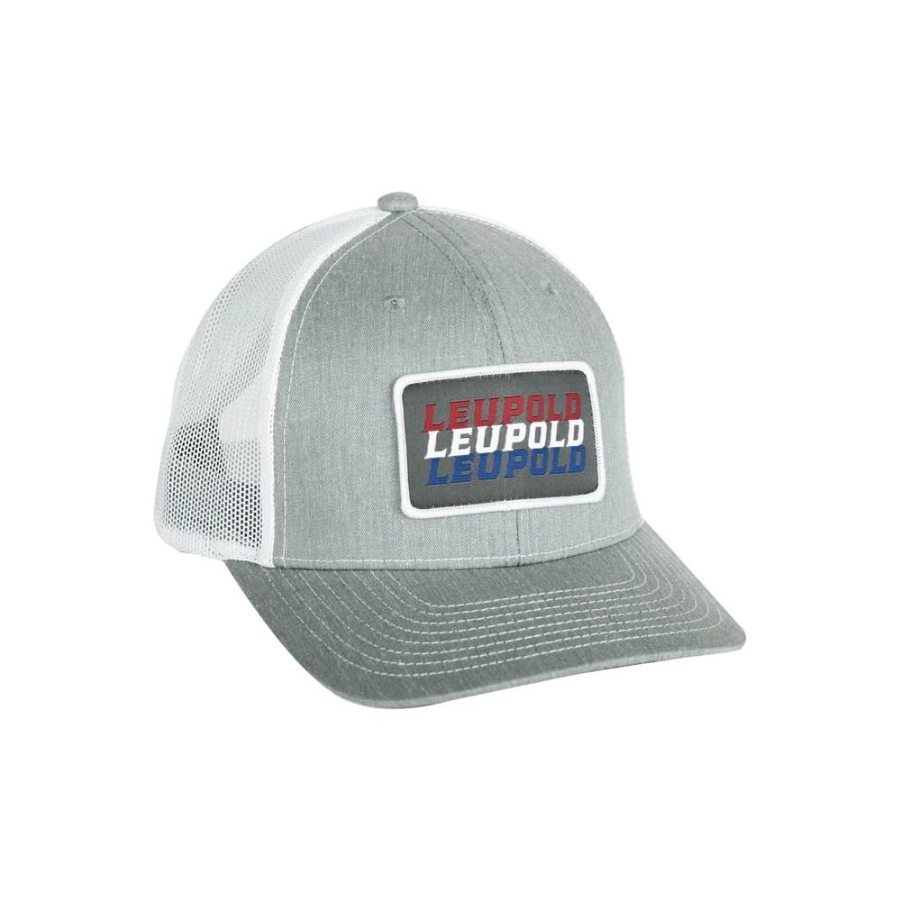 Leupold Patriot Heather Grey/White Snapback Trucker Hat
