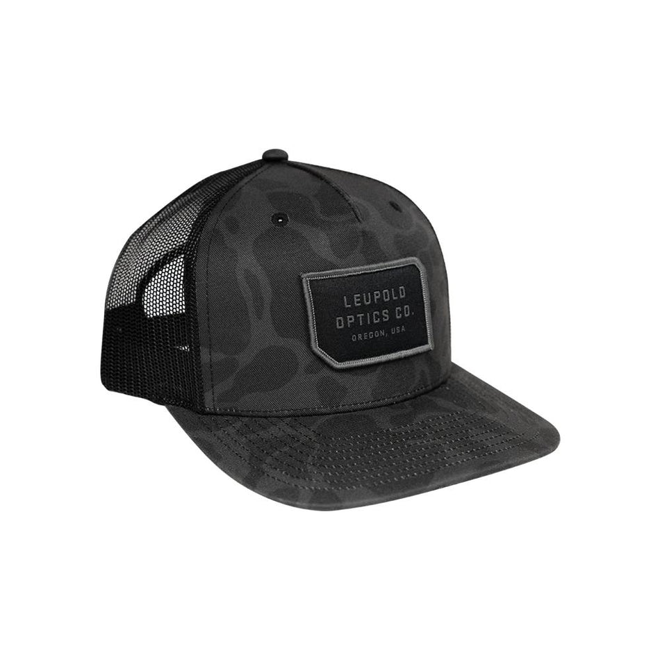 Leupold Duck Camo Trucker Hat LOC - Black